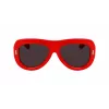FERRAGAMO SF2029SE-600 Sieviešu saulesbrilles - Tumši Havana, Pelēkas lēcas, 57mm