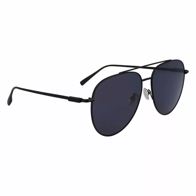 FERRAGAMO SF308S-2 Vīriešu saulesbrilles - Acetāta rāmis, polikarbonāta lēcas, UV400 aizsardzība, taisnstūra forma, 61/15/145 mm