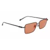 Ferragamo SF309S5715017 Vīriešu saulesbrilles - Melns acetāta rāmis, Pelēkas polikarbonāta lēcas, 57mm