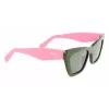 FERRAGAMO SF929S-304 Sieviešu saulesbrilles Havana Brūna Taisnstūra Acetāts 55mm