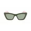FERRAGAMO SF929S-304 Sieviešu saulesbrilles Havana Brūna Taisnstūra Acetāts 55mm