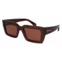 FERRAGAMO Sieviešu saulesbrilles SF1108S542123 Brown Havana 54/21/140 mm