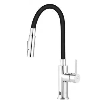 FERRO KITCHEN MIXER DISTANZA SENSOR FLEXSPOUT Bezkontakta izvelkamā virtuves jaucējkrāns, hromēts