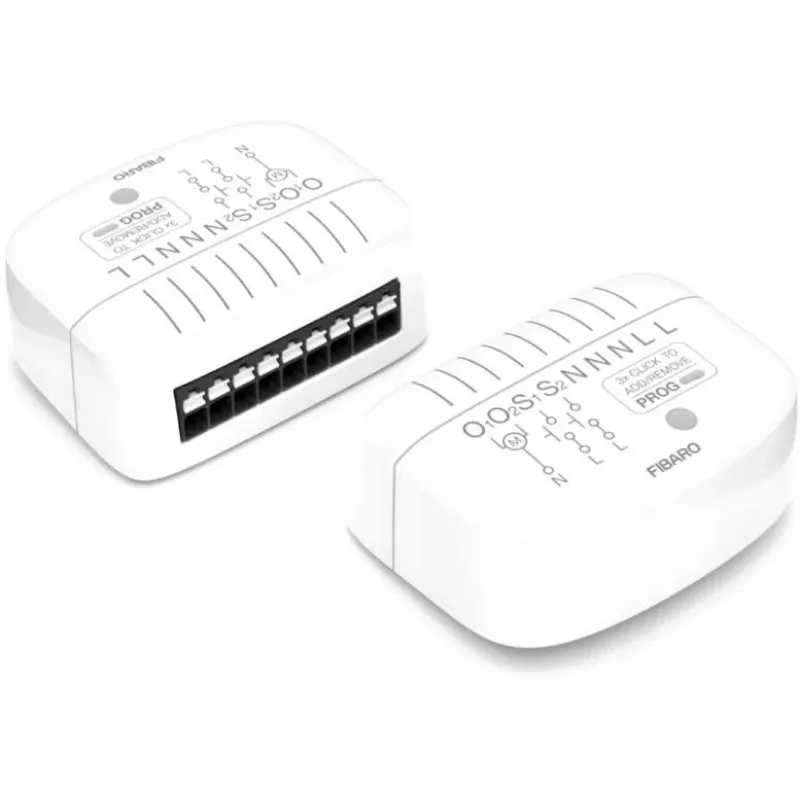 Fibaro FGR-224 Roller Shutter 4 Z-Wave Plus žalūziju un aizkaru vadības modulis