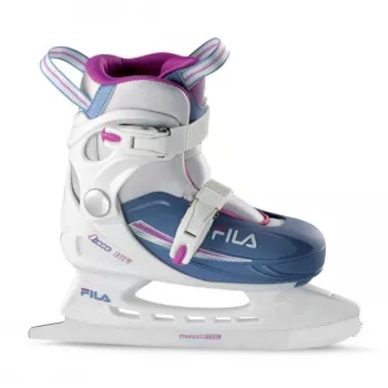 Fila J-ONE G ICE HR Figure Skates (EU 36-40, White/Light Blue)