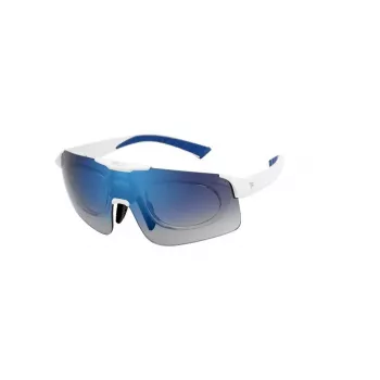 FILA Man Shield Sunglasses SFI127996VCB - Melns rāmis, dūmu lēcas, UV400