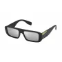 FILA vīriešu saulesbrilles SF9415540U28 - Taisnstūra melns rāmis, pelēkas lēcas 54/17/145 mm UV400