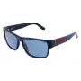 FILA vīriešu saulesbrilles SFI006-57U43P - Melns acetāta rāmis, pelēkas polarizētas lēcas, 57/14/145 mm