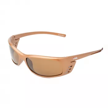 FILA SF004-62C3 Unisex taisnstūra saulesbrilles - Melns rāmis Pelēkas lēcas 62/16/125 mm