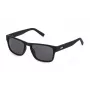 FILA SFI099V55U28P Vīriešu taisnstūra saulesbrilles Melnas/Pelēkas UV400