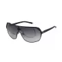 FILA SFI125990531 Vīriešu saulesbrilles - Melns acetāta rāmis, Pelēkas polikarbonāta lēcas, UV400 aizsardzība