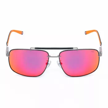 FILA SFI210V60K56R Vīriešu saulesbrilles - Melns rāmis, pelēkas lēcas 61mm