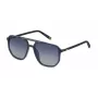 FILA SFI31257BL1P Vīriešu polarizētās saulesbrilles - Taisnstūra melns rāmis, dūmu pelēkas lēcas 57mm