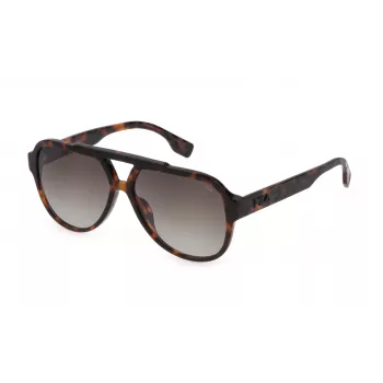 FILA SFI459V590C10 Unisex Saulesbrilles - Melns Rāmis Pelēkas Lēcas 59mm