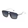 FILA SFI460-57D82P Unisex saulesbrilles, melns rāmis, pelēkas polarizētas lēcas, 57 mm