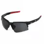 FILA SFI515 Unisex Saulesbrilles Matēti Melni Dūmu Pelēki 67mm