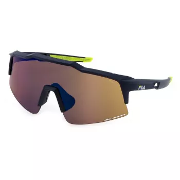 FILA SFI516-99U28V Unisex saulesbrilles melns rāmis pelēkas spoguļlēcas 99/00/130 mm