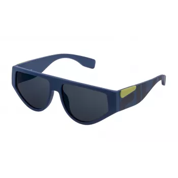 FILA Unisex Saulesbrilles SF936457U43B - Matēts melns rāmis, dūmu lēcas, UV400 aizsardzība