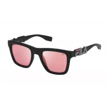 FILA Unisex Saulesbrilles SF9416-51U28K - Melns Rāmis Pelēkas Lēcas 51mm