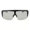 FILA Unisex saulesbrilles SFI126-99U28F Shield stils, melns rāmis, dūmu lēcas, UV400
