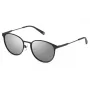 FILA Unisex Saulesbrilles SFI217-52627X - Taisnstūra plastmasas rāmis ar pelēkām polikarbonāta lēcām, UV400 aizsardzība, 55/15/145 mm