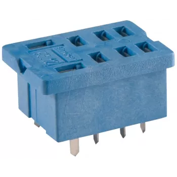 Finder 96.14 PCB montāžas ligzda 56.34 relejam, 14 kontaktu, 10A, 250V, melna