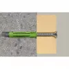 Fischer DUOPOWER Skrūvju un dībeļu komplekts 100 gab. - 6x30/8x40/10x50 mm - PZ2 - Zaļš