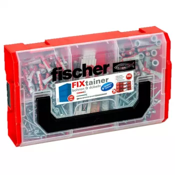 Fischer FIXtainer Urbju un Dībeļu Komplekts 160 Gabali