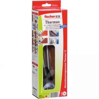 FISCHER Thermax 12/110 M12 starplikas montāžas sistēma, 2 gab.