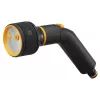 FISKARS Multi-Spray Gun 3-Pattern Watering Nozzle ar SoftGrip™, melns/oranžs