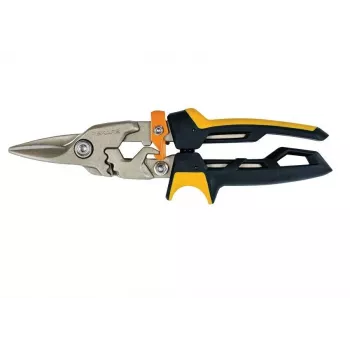 Fiskars PowerGear Aviācijas šķēres, Taisns griezums, Nerūsējošais tērauds, Oranžs/Melns, 21 cm, FS1027207