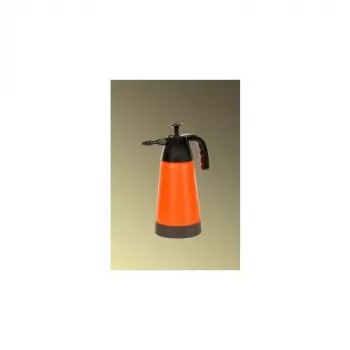FISKARS spiediena smidzinātājs 1.8L ar manuālo sūkni, regulējamu sprauslu, HDPE tvertni, ergonomisku rokturi, melns/oranžs