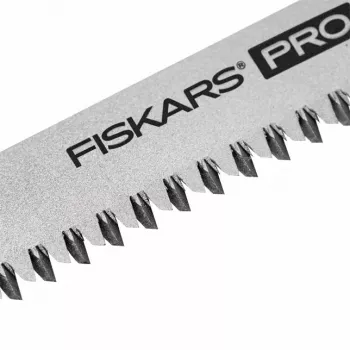Fiskars Pro Compact saliekamais zāģis, 160 mm asmens, divi asmeņi, SoftGrip rokturis, drošības fiksators