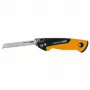 Fiskars Pro Compact saliekamais zāģis, 160 mm asmens, divi asmeņi, SoftGrip rokturis, drošības fiksators
