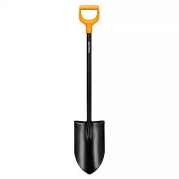Fiskars Solid+ XL asa lāpsta ar tērauda D rokturi, bora tērauda asmeni, 1250 mm