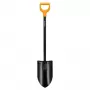 Fiskars Solid+ XL asa lāpsta ar tērauda D rokturi, bora tērauda asmeni, 1250 mm