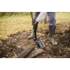 FISKARS SOLID+ XL Sharp Spade ar garu tērauda kātu, bora tērauda asmeni, D-rokturi, 1250 mm