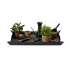 Fiskars Xact Weed Puller 1071304 - Stāvošs nerūsējošā tērauda nezāļu izvilcējs ar alumīnija kātu un SoftGrip D-rokturi, melns/oranžs