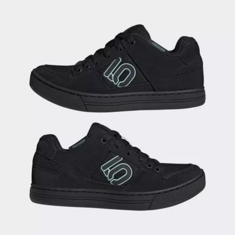 Five Ten Freerider sieviešu kalnu velosipēdu apavi Core Black / Grey Six / Acid Mint, izmērs 37,5