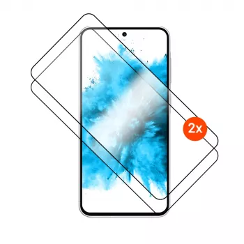 FIXED Full Cover 2.5D rūdīta stikla ekrāna aizsargs ar aplikatoru Samsung Galaxy A57 5G, 2 gab., Melns