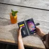 Fixed Opus Book Case Samsung Galaxy A37 5G, mākslīgā āda, melns