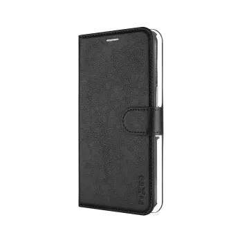 Fixed Opus Book Case Samsung Galaxy A37 5G, mākslīgā āda, melns