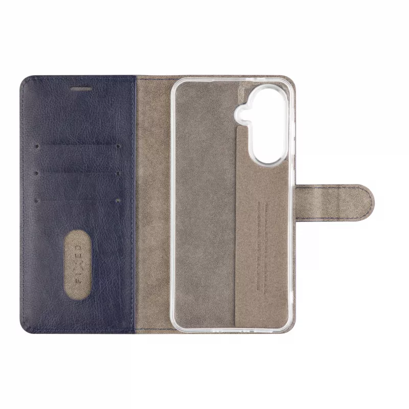 Fixed Opus Book Case Samsung Galaxy A37 5G, Mākslīgā āda, Zils