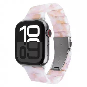 FIXED Resin Strap pro Apple Watch 38/40/41, Candy Pink