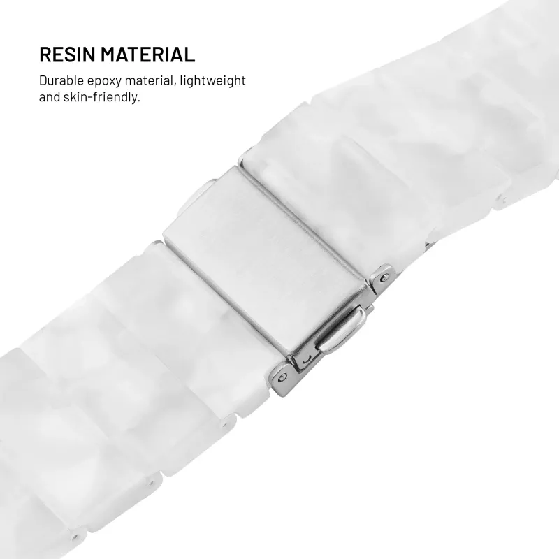 FIXED Resin Strap pro Apple Watch 38/40/41, Cloud White
