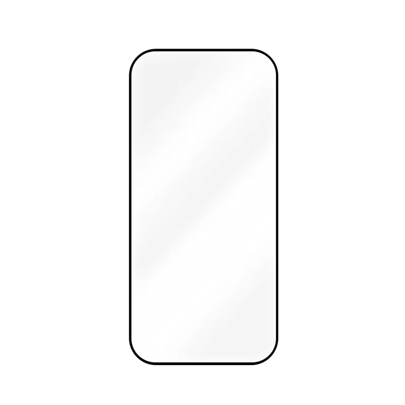 Fiksēts ekrāna aizsargs Samsung Galaxy A37 5G - Rūdīts stikls - Melns - Pilns pārklājums 2.5D