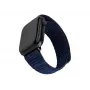 Fiksēts sportisks neilona siksniņš Apple Watch 38/40/41mm - tumši zils