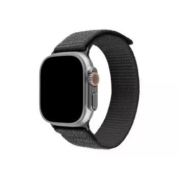 FIXED Sporty Neilona siksniņa priekš Apple Watch Ultra 49mm - Tumši pelēka (160-210 mm)