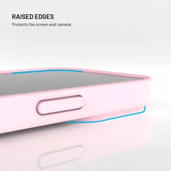 Fixed Story aizmugurējais vāciņš Xiaomi 17 Ultra, gumijots, rozā