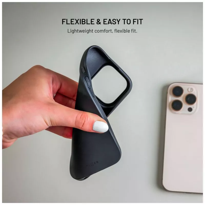 Fixed Story aizmugurējais vāciņš Xiaomi Redmi Note 15 Pro+ 5G, gumijots, melns